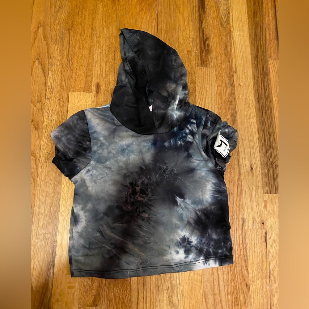 Tie dye Crop top tee